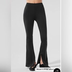 ALO High-Waist Zip It Flare Legging, size M, black.